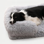 Firkantet Og Plysset Hundeseng