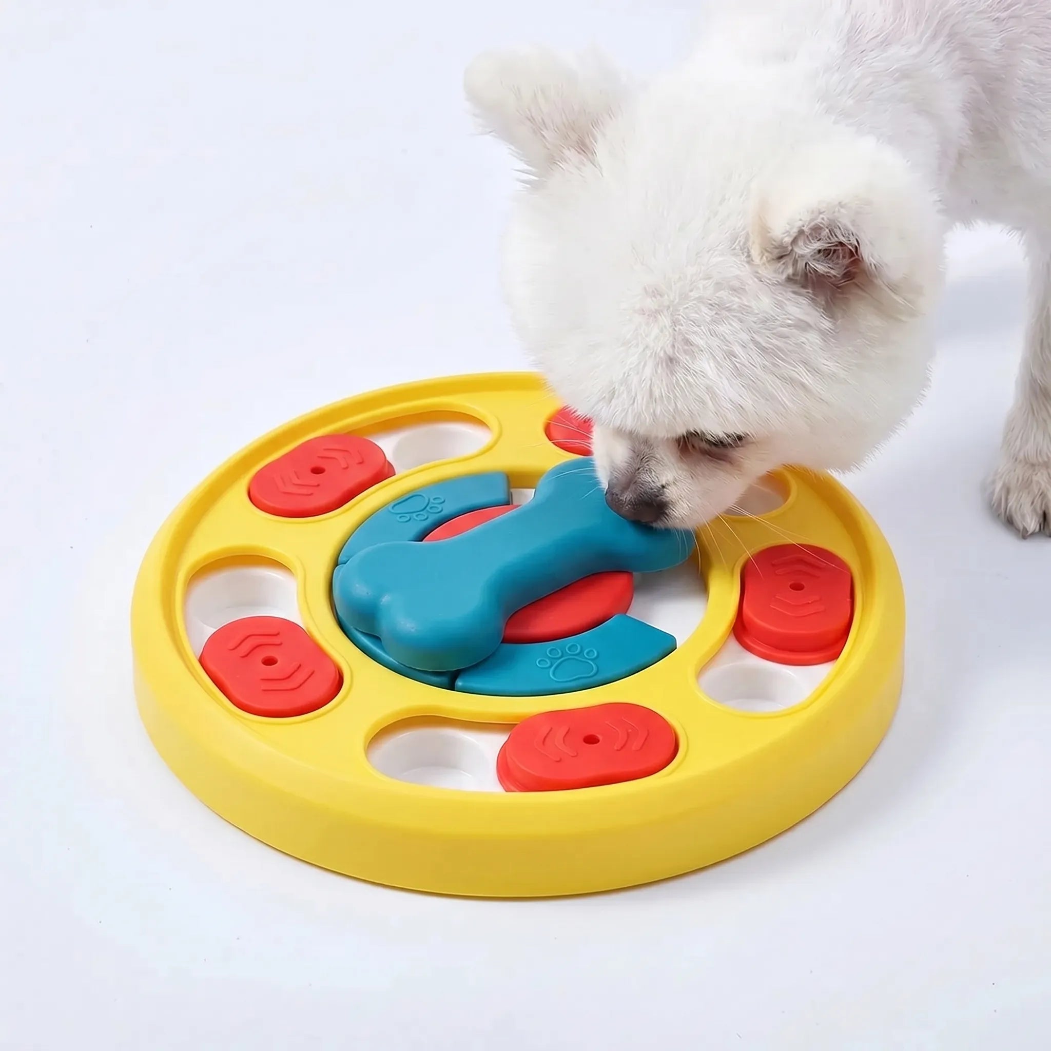 Interaktivt Foderpuslespil Til Hunde