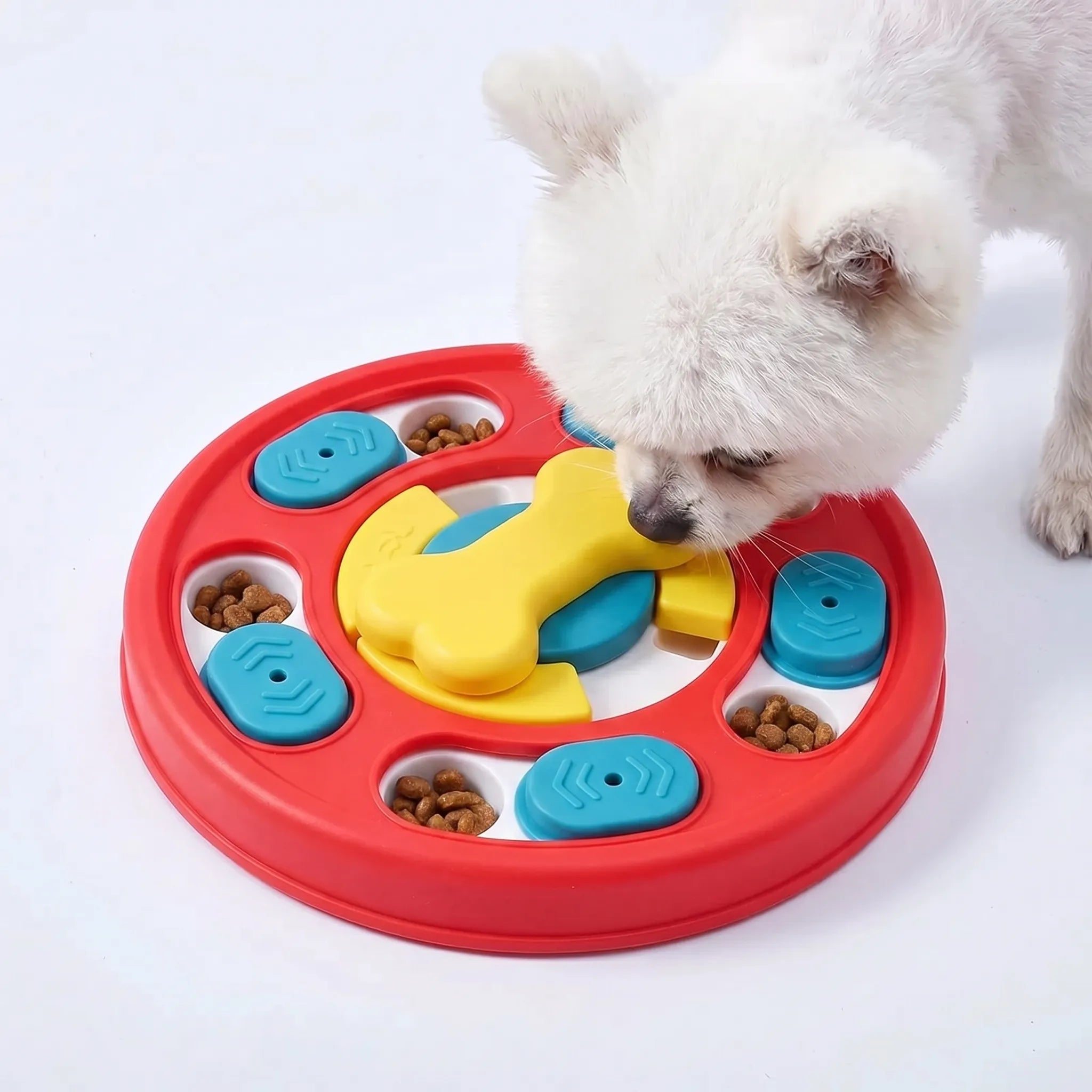 Interaktivt Foderpuslespil Til Hunde