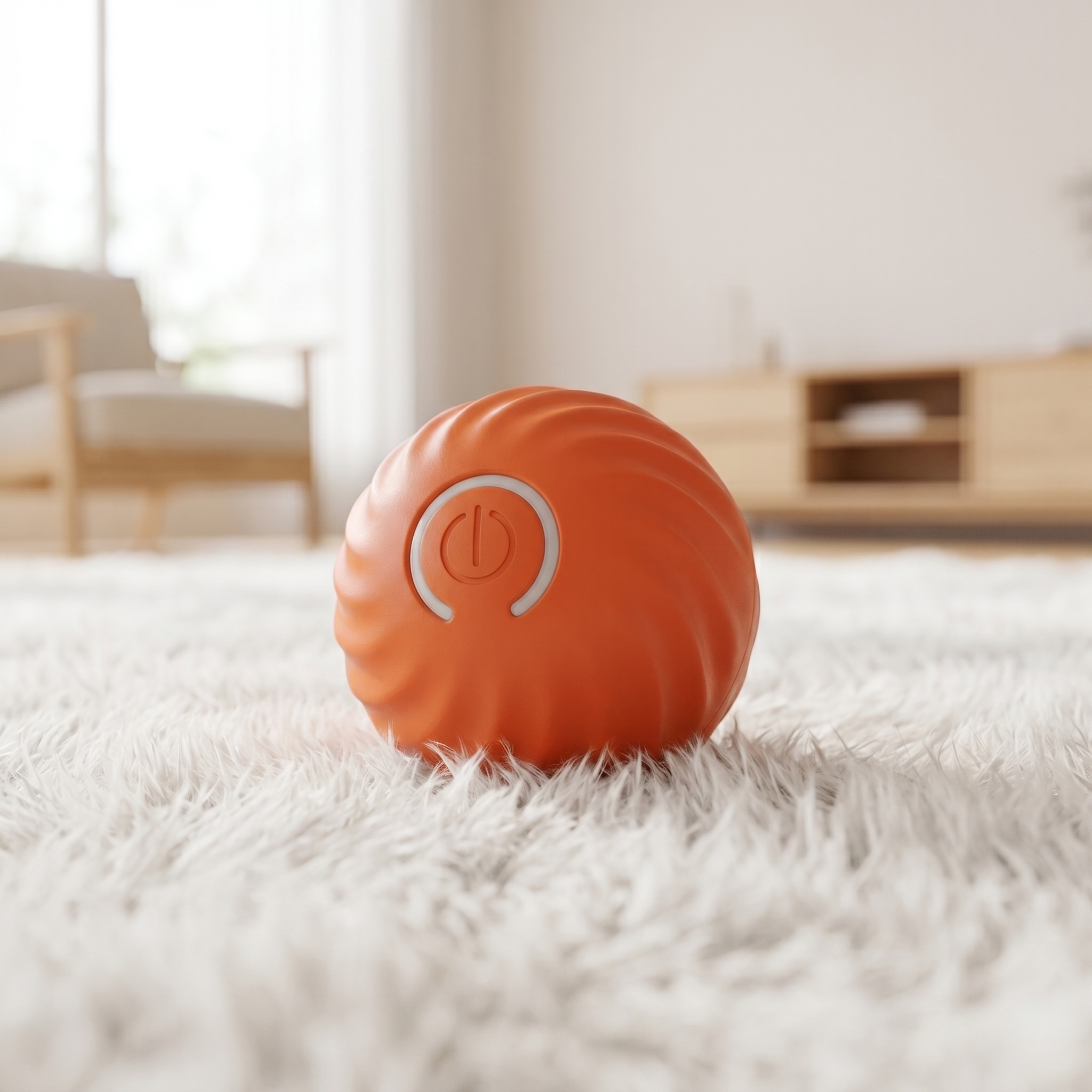 Self-Moving Dog Ball — Interactive & Rechargeable